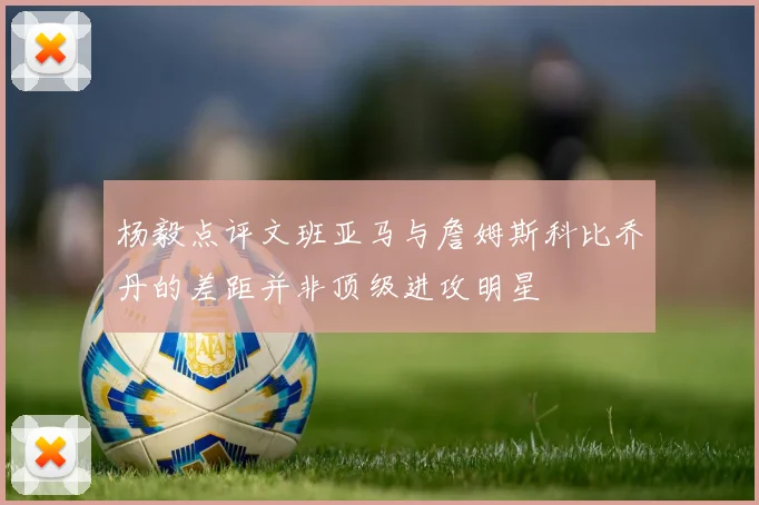 杨毅点评文班亚马与詹姆斯科比乔丹的差距并非顶级进攻明星